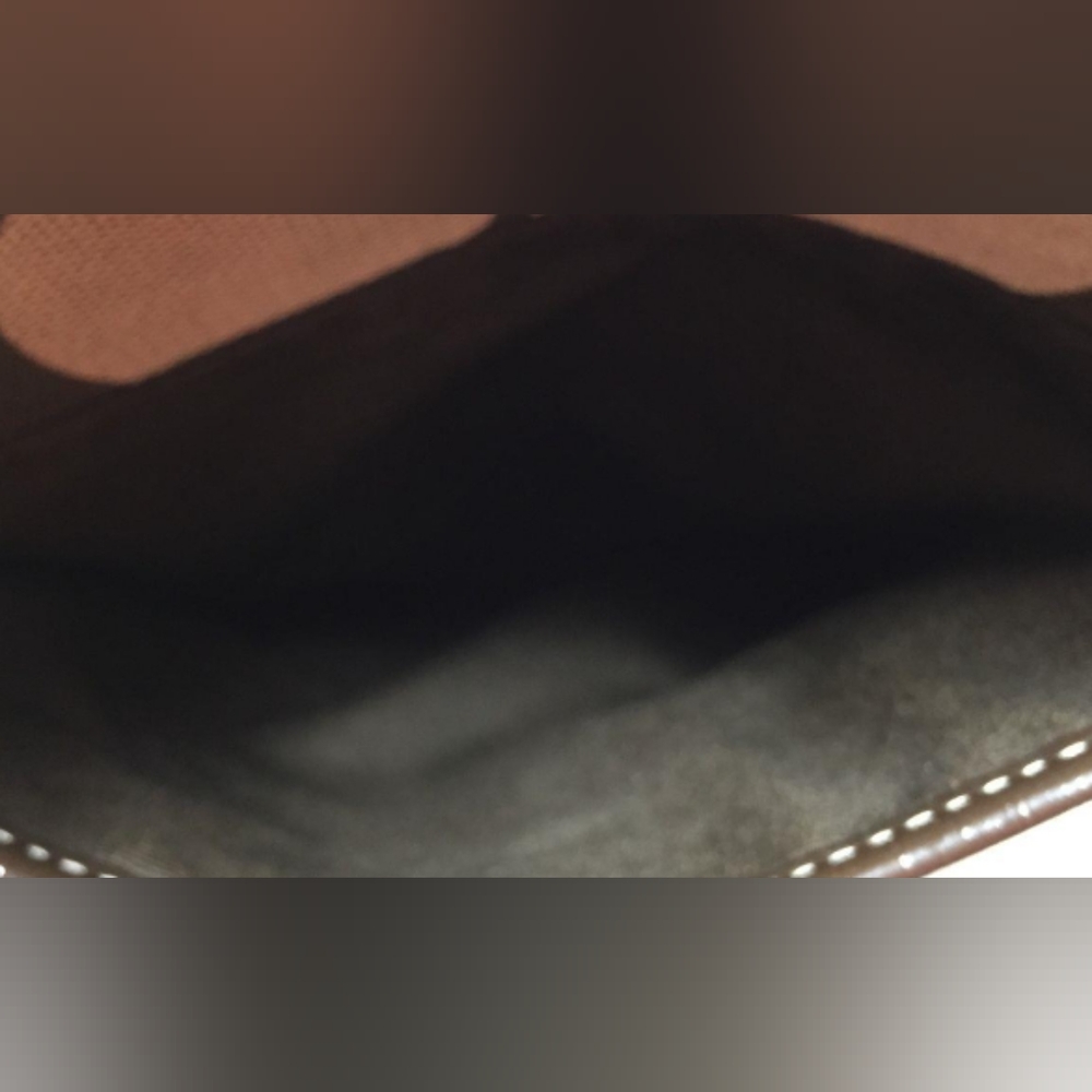 Coach Shoulder Swing Bag Signature Nylon Leather Beige Brown - Picture 3 of 12